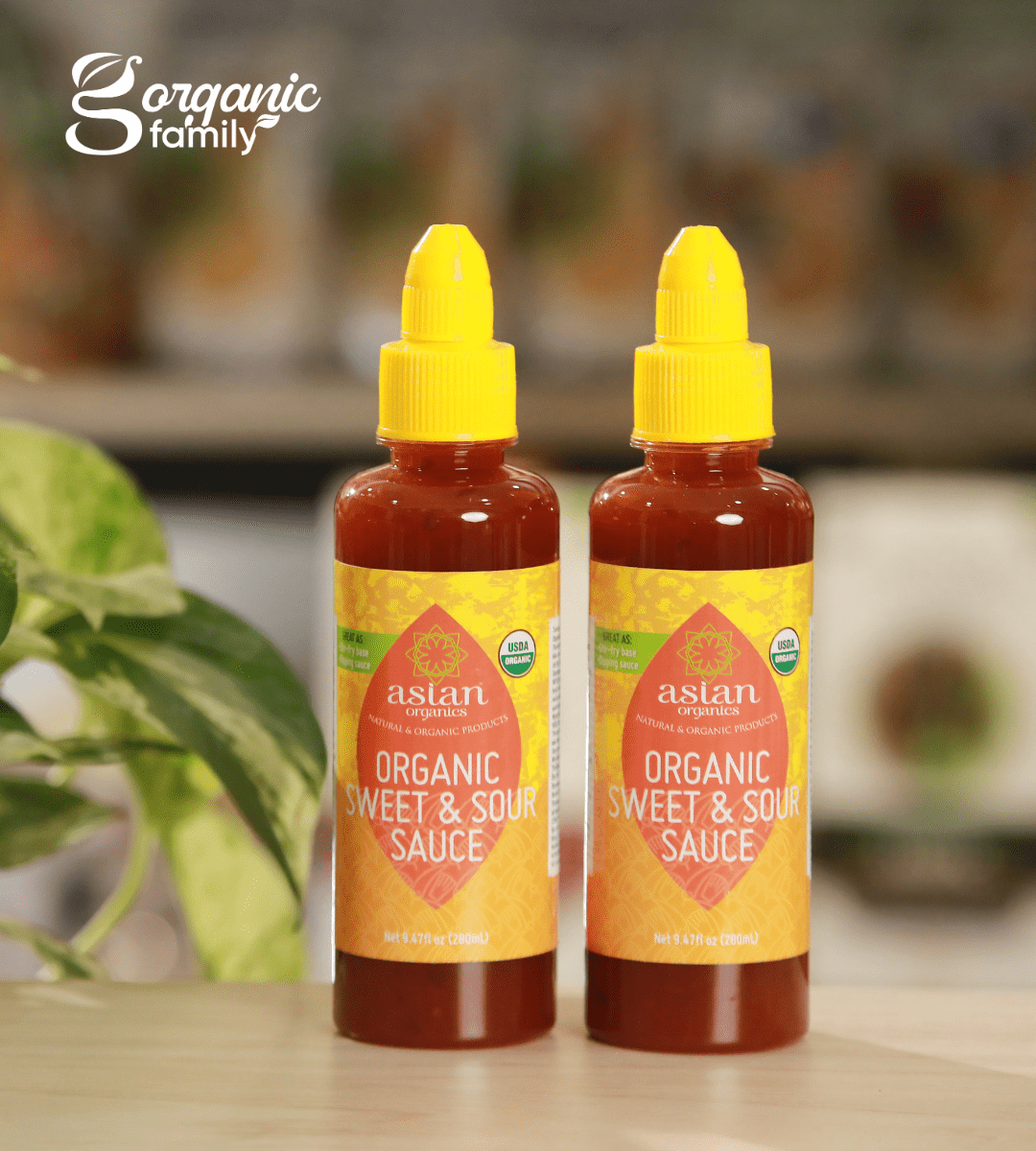 Tương ớt chua ngọt hữu cơ Asian Organics 280ml